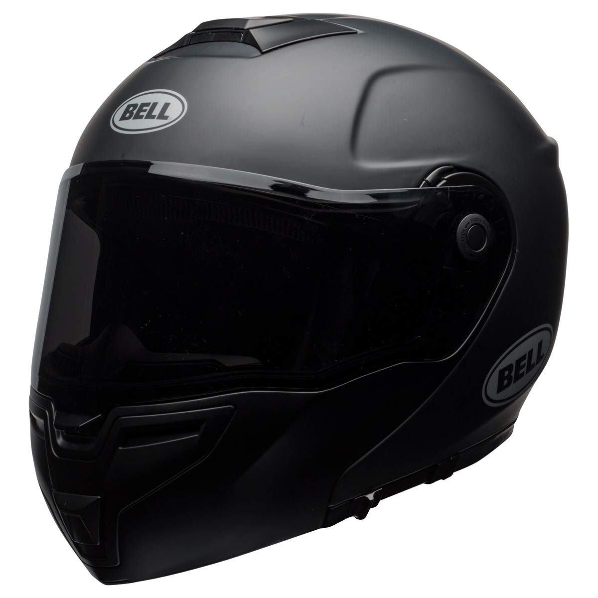 BELL SRT Modular Full-Face Motorcycle Helmet - Matte Black (Small) - Lightweight DOT Certified for Street Riding & Commuting