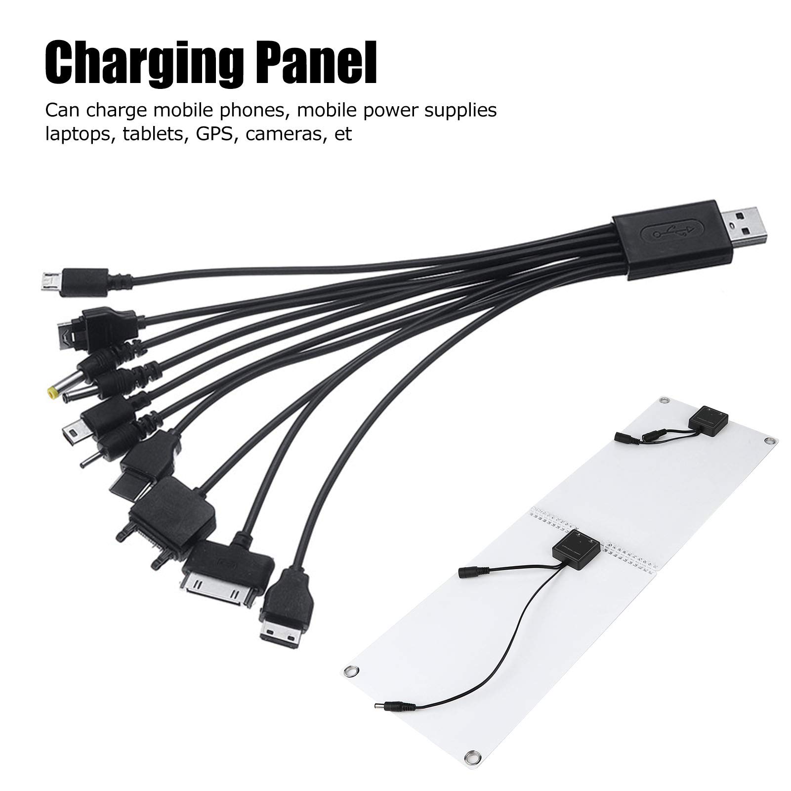 30W Foldable Solar Panel Charger with USB Port | Portable Solar Battery Charger for Outdoor Camping, Hiking, Travel | Solar Power Charger for Car, RV, Boat & Emergency Power Supply | Ideal for Camping Gear, Road Trips & Off-Grid Adventures