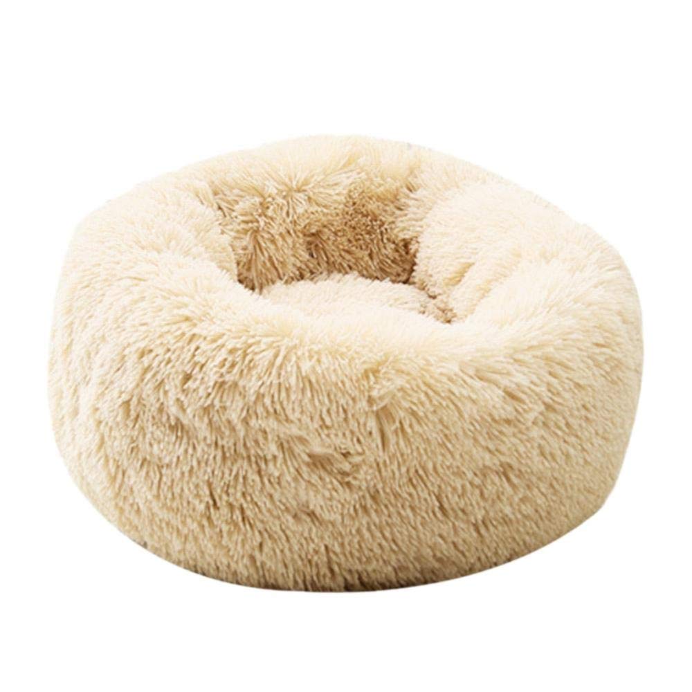 Premium Soft Foldable Round Dog & Cat Bed - Warm Pet Kennel Nest for Cozy Sleep - Portable & Comfortable for Home, Travel & Outdoor Use