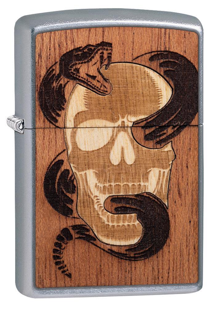 WOODCHUCK USA Skull & Snake Ring - Gothic Punk Jewelry for Men & Women - Perfect for Halloween, Costume Parties & Alternative Fashion