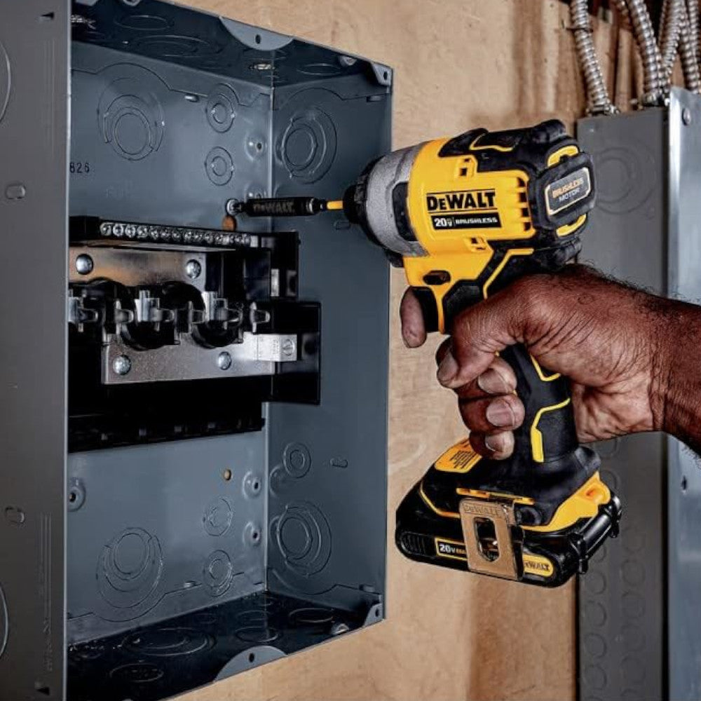 DEWALT DCF809C1 20V MAX Compact Brushless Impact Driver (Refurbished) - Powerful Cordless Tool for DIY & Professional Use - Includes DEWALT Warranty - Perfect for Construction, Woodworking & Home Improvement Projects