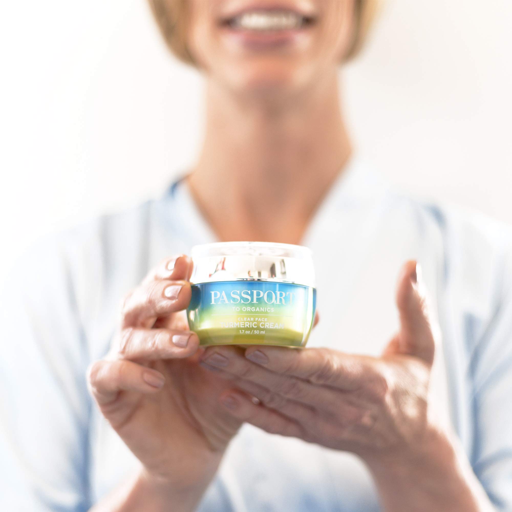 Brightening Turmeric Face Cream Set for Glowing Skin - Anti-Aging & Dark Spot Treatment for Day & Night Use