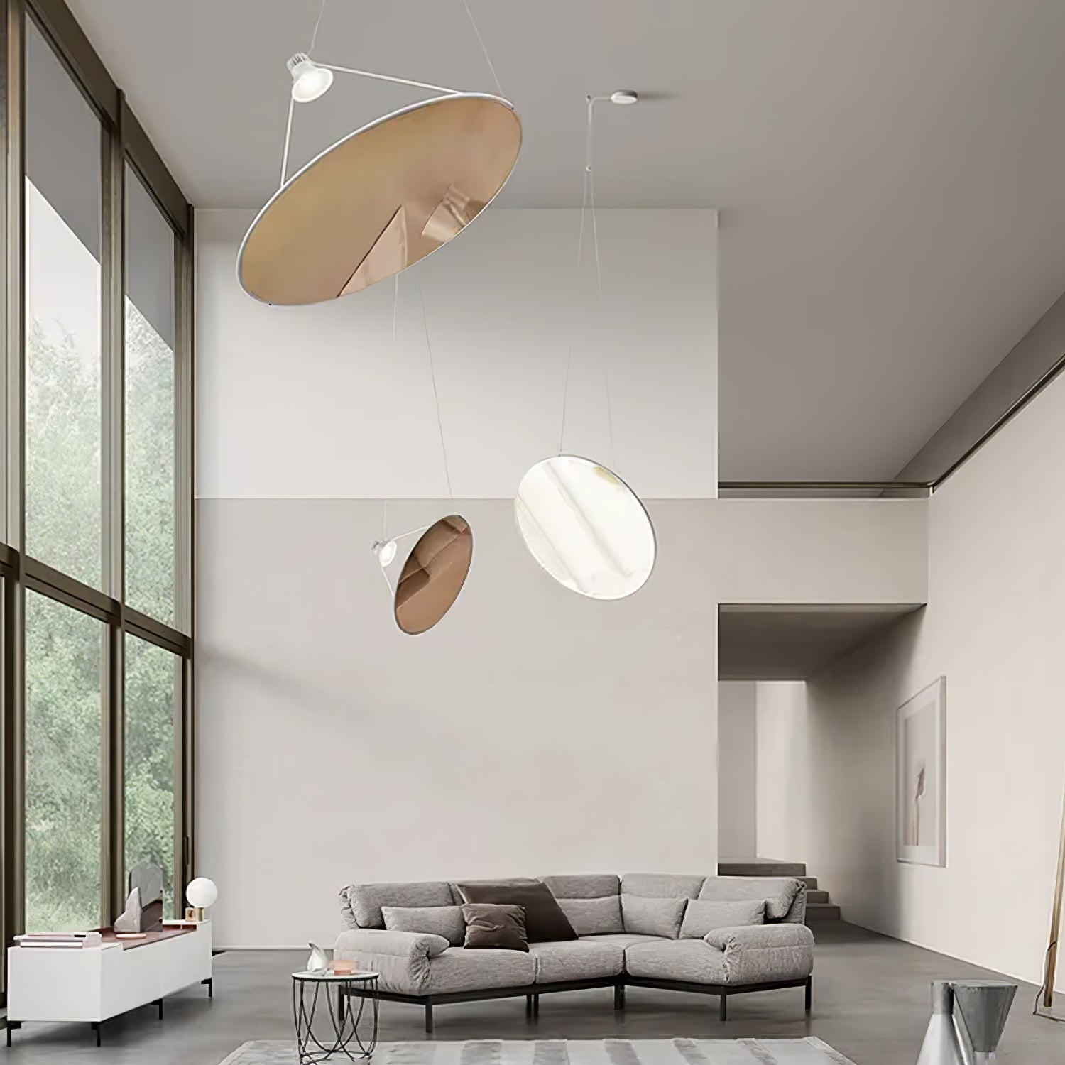 Amisol Modern Pendant Lamp - Stylish Hanging Light Fixture for Kitchen Island, Dining Room, Living Room & Bedroom Decor