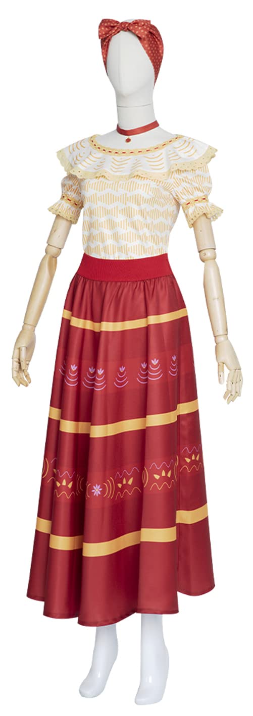 Women's Dolores Costume Set - Adult Princess Dress with Top, Skirt & Headband for Halloween, Cosplay & Themed Parties | Perfect for Disney Fans & Costume Events