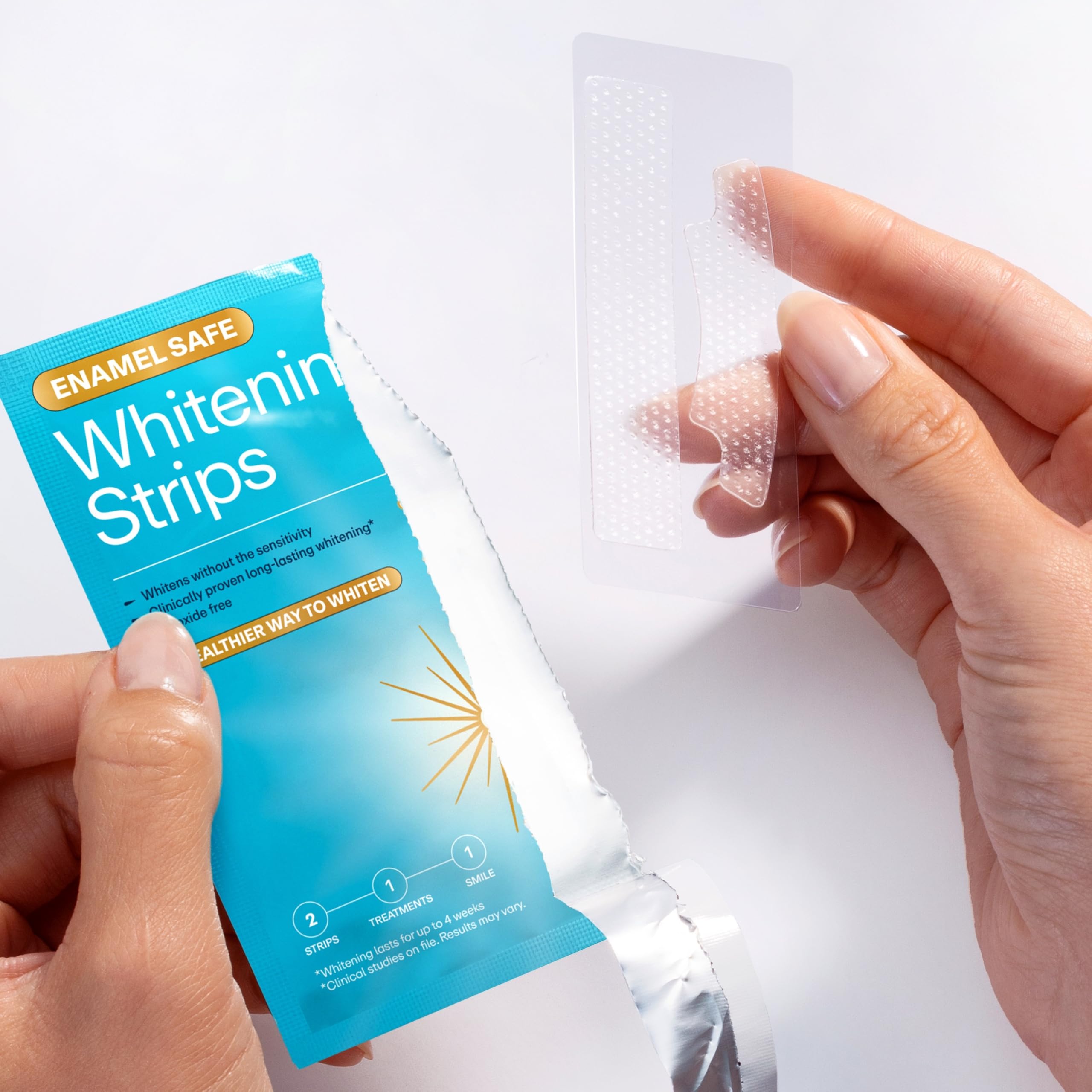 Lumineux Teeth Whitening Strips - 7 Treatments for Whiter Teeth | Enamel Safe & Sensitivity Free | Dentist Formulated & Non-Toxic Certified | Perfect for Weddings, Job Interviews & Special Occasions
