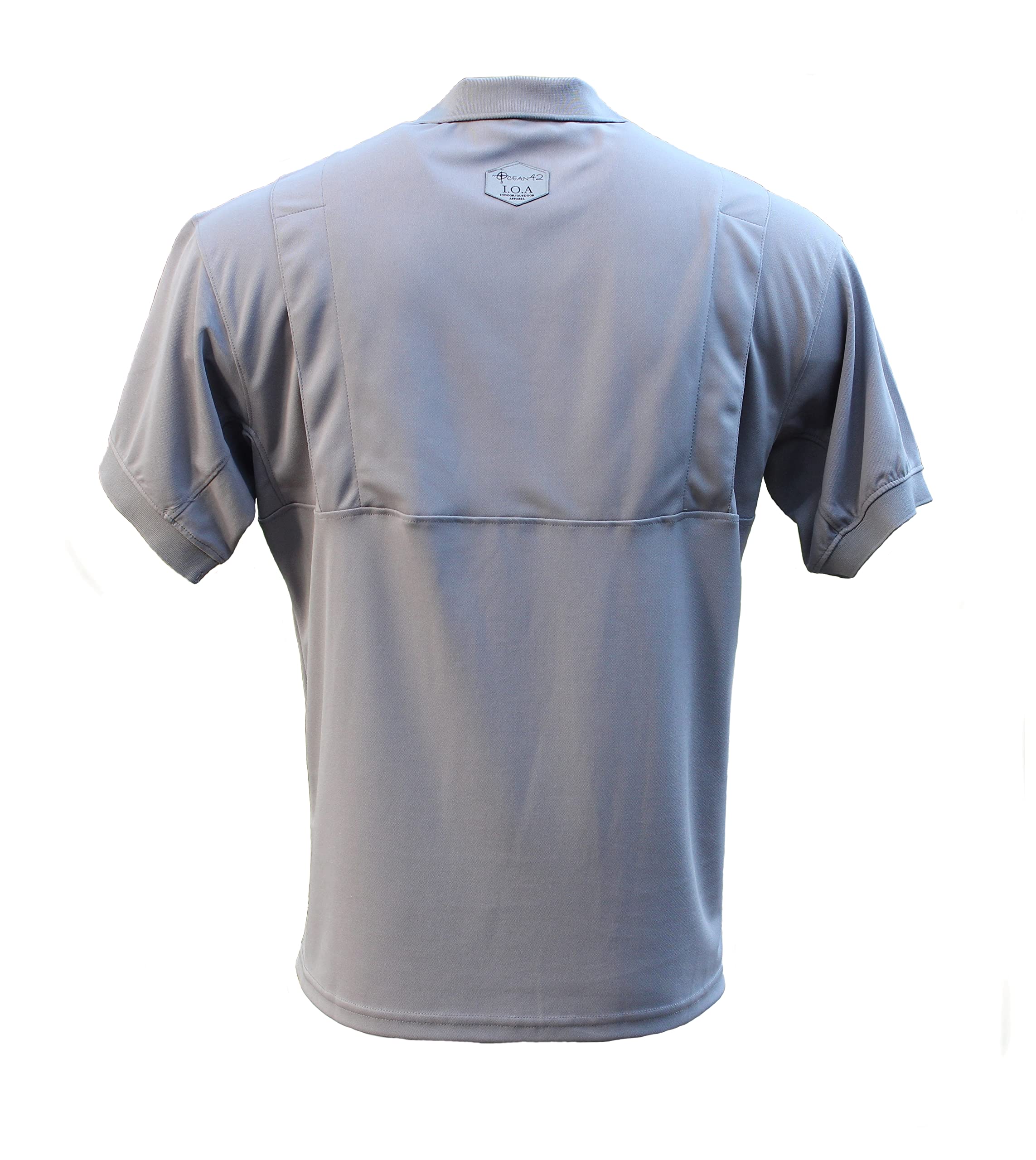 Breathable Men's Vented Back Polo Shirt - Moisture Wicking & Comfort Fit for Golf, Tennis & Casual Wear
