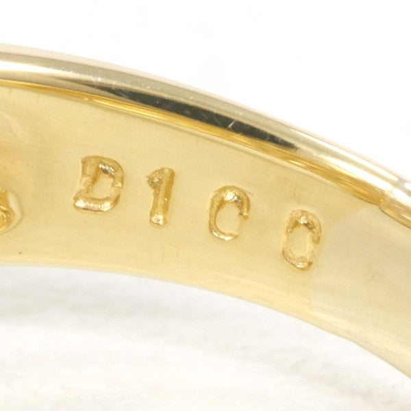 18K Yellow Gold Diamond Ring for Women - Elegant Solitaire Engagement & Wedding Band - Perfect for Proposals, Anniversaries, and Special Occasions