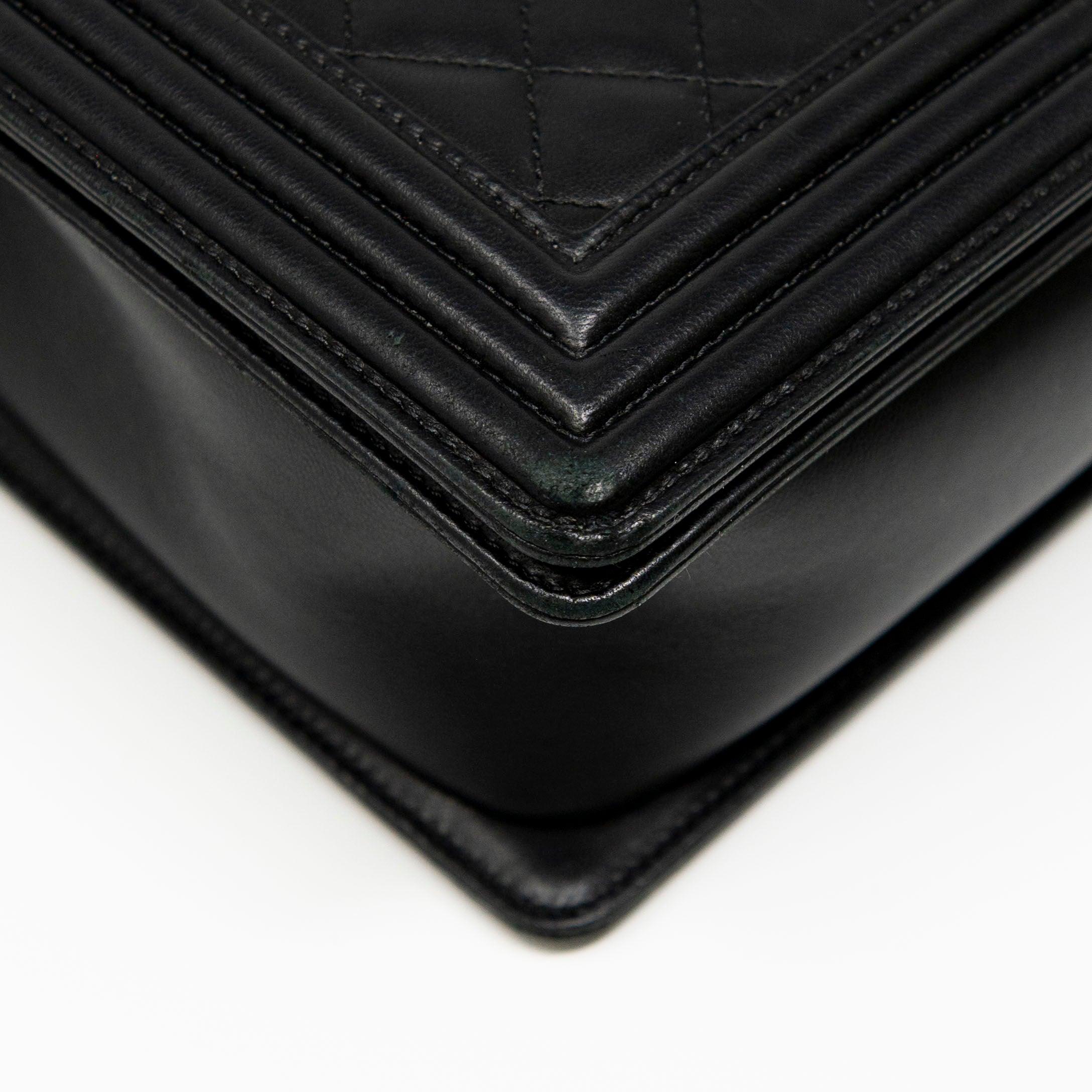 Chanel Black Large Boy Bag - Luxury Designer Handbag for Women | Perfect for Evening Parties, Work & Special Occasions