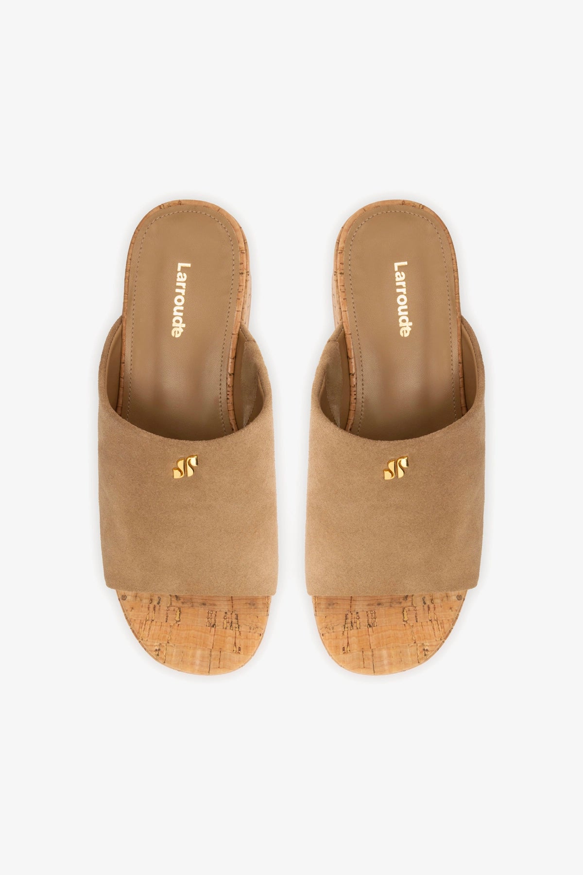 Charli Mule Shoes in Peanut Suede - Comfortable Women's Slip-On Loafers for Casual Wear & Office Outfits