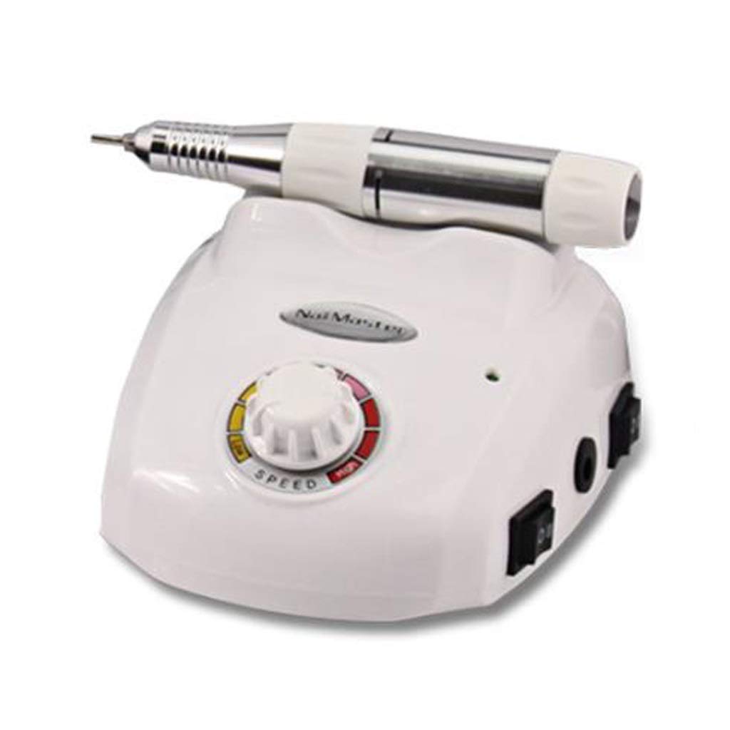 Professional Electric Nail File Machine - 25000 RPM Handheld Pen Style Manicure & Pedicure Kit for Acrylic/Gel Nails, Nail Drill Remover & Polisher Set (White) - Perfect for Home Salon, Nail Art Enthusiasts & Professional Use