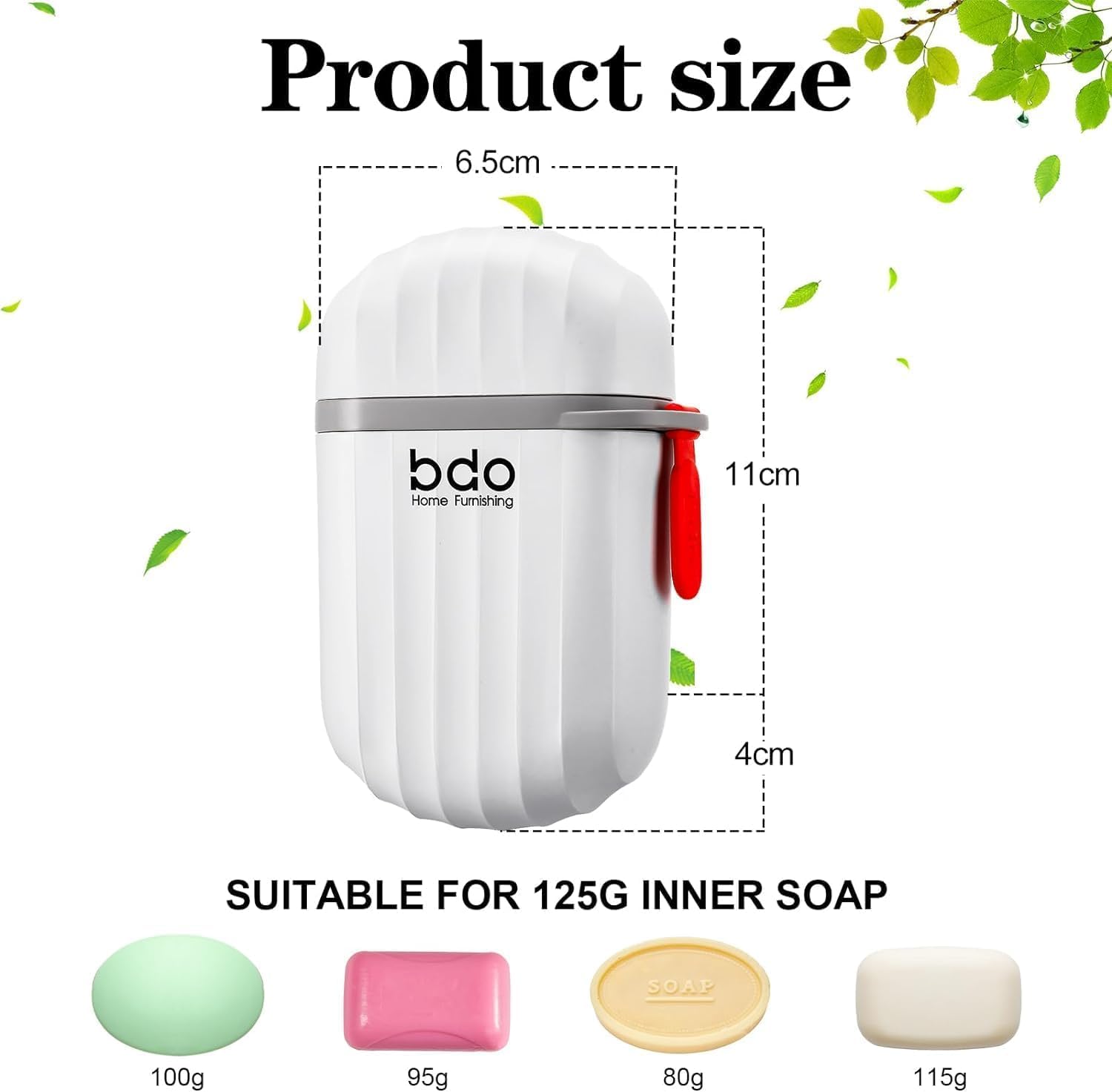 2-Pack Travel Soap Holder with Lid - Leak-Proof Plastic Soap Dish for Bathroom, Shower, Camping & Gym - Multicolor (Blue/Green/Pink)