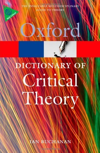 Oxford Quick Reference: A Dictionary of Critical Theory 1st Edition by Ian Buchanan | Essential Guide for Literature Students & Researchers | Perfect for Academic Study & Research Papers