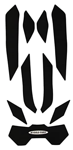 Hydro-Turf Premium Jet Ski Mats for Sea-Doo Spark 3-Up (2014-2020) - Black Cut Groove Design for Enhanced Grip & Comfort | Perfect for Water Sports, Beach Days & Jet Ski Adventures
