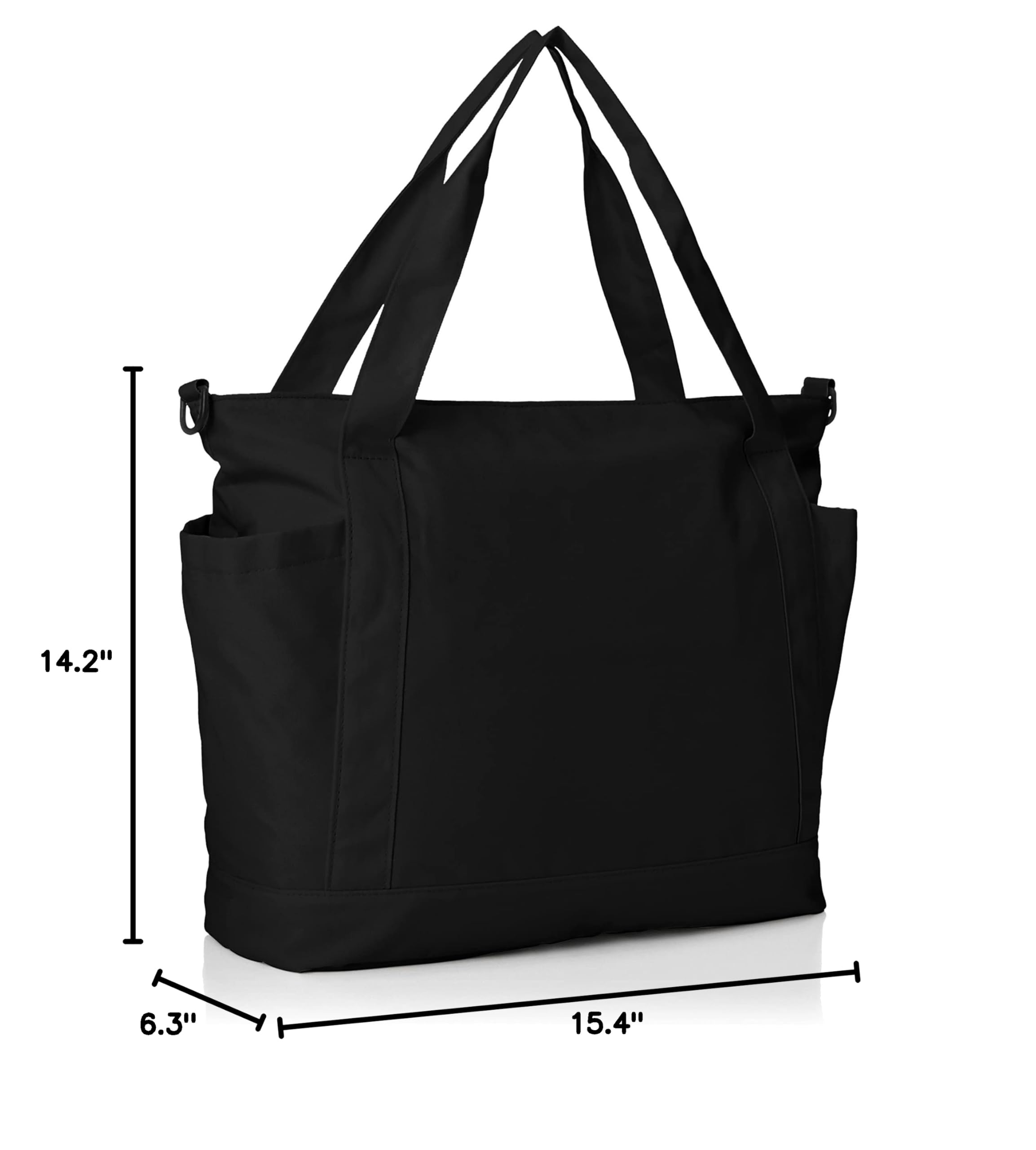 Hapitas Miffy 6048 2-Way Tote Bag - Stylish Convertible Shoulder Bag for Women | Perfect for Work, Travel & Shopping