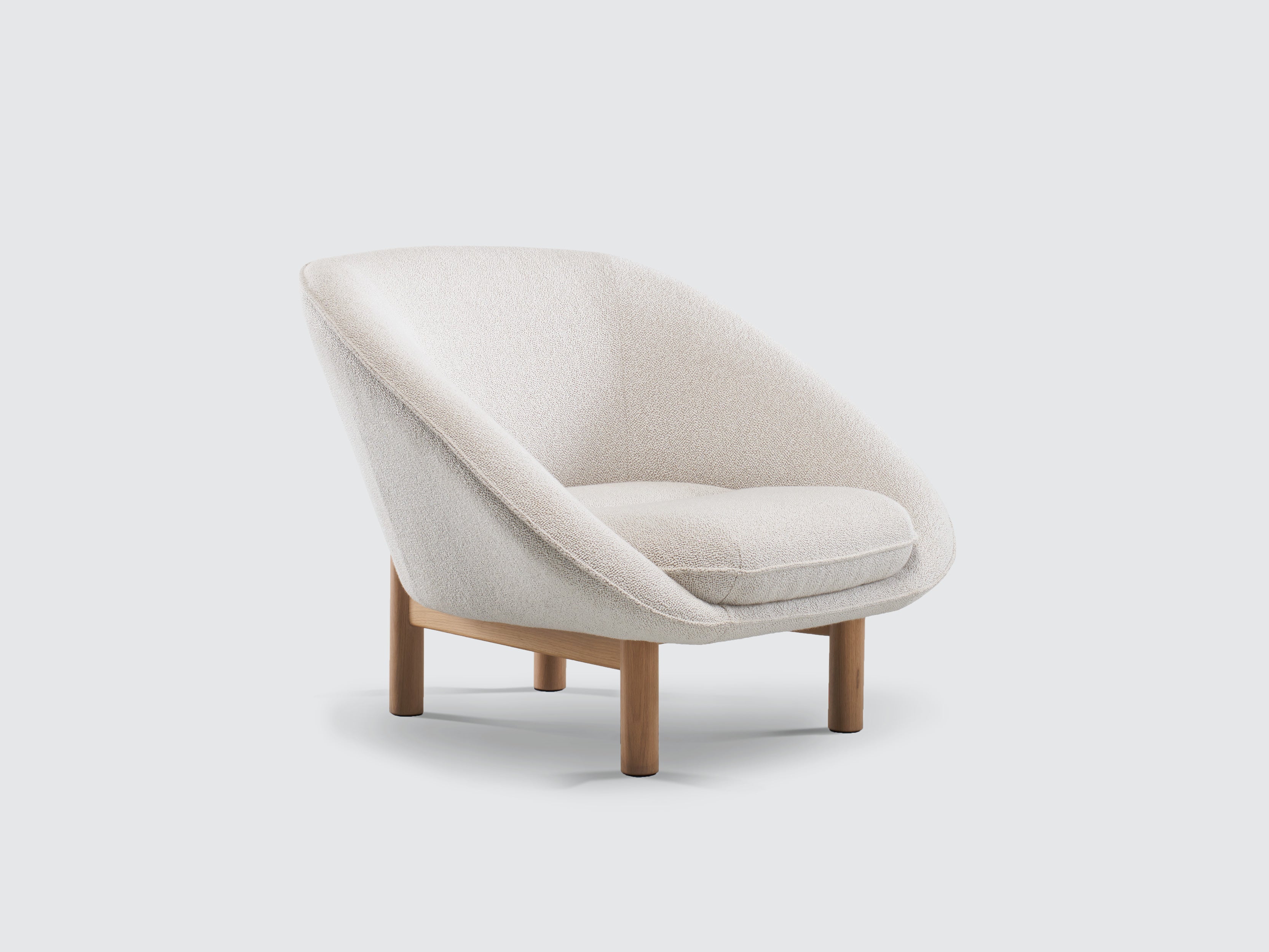 Portobello Chair - Modern Accent Chair for Living Room, Bedroom, or Office - Comfortable Upholstered Lounge Chair with Sturdy Wooden Legs - Perfect for Reading, Relaxing, and Home Decor