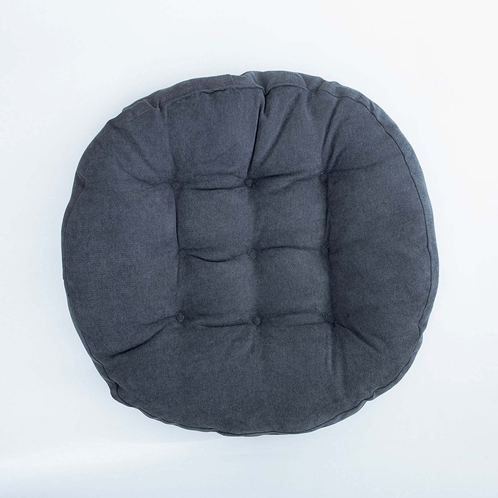 Premium Round Dining Chair Cushion - Thick Tufted Seat Pad with Fiber Fill for Indoor & Outdoor Furniture - Comfortable Durable Cover in Assorted Colors - Perfect for Kitchen, Patio, and Dining Room Decor