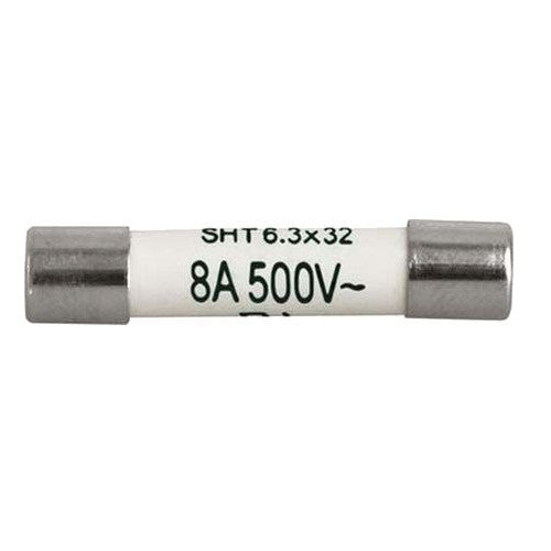 6.3 x 32mm 5A 500VAC 20kA Time Lag T Fuse (10-Pack) - Perfect for Industrial Equipment, Power Supplies & Electrical Panels