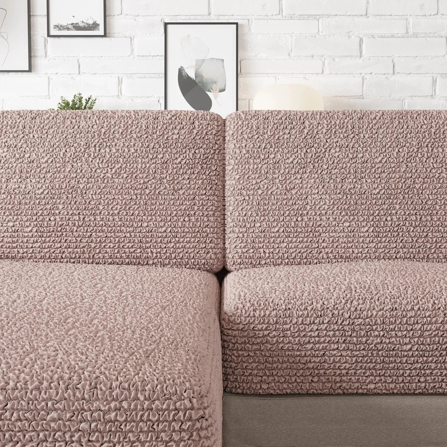 Premium Microfiber Chaise Lounge Seat Cushion Cover - Soft, Durable & Washable - Perfect for Living Room, Patio or Outdoor Furniture Protection