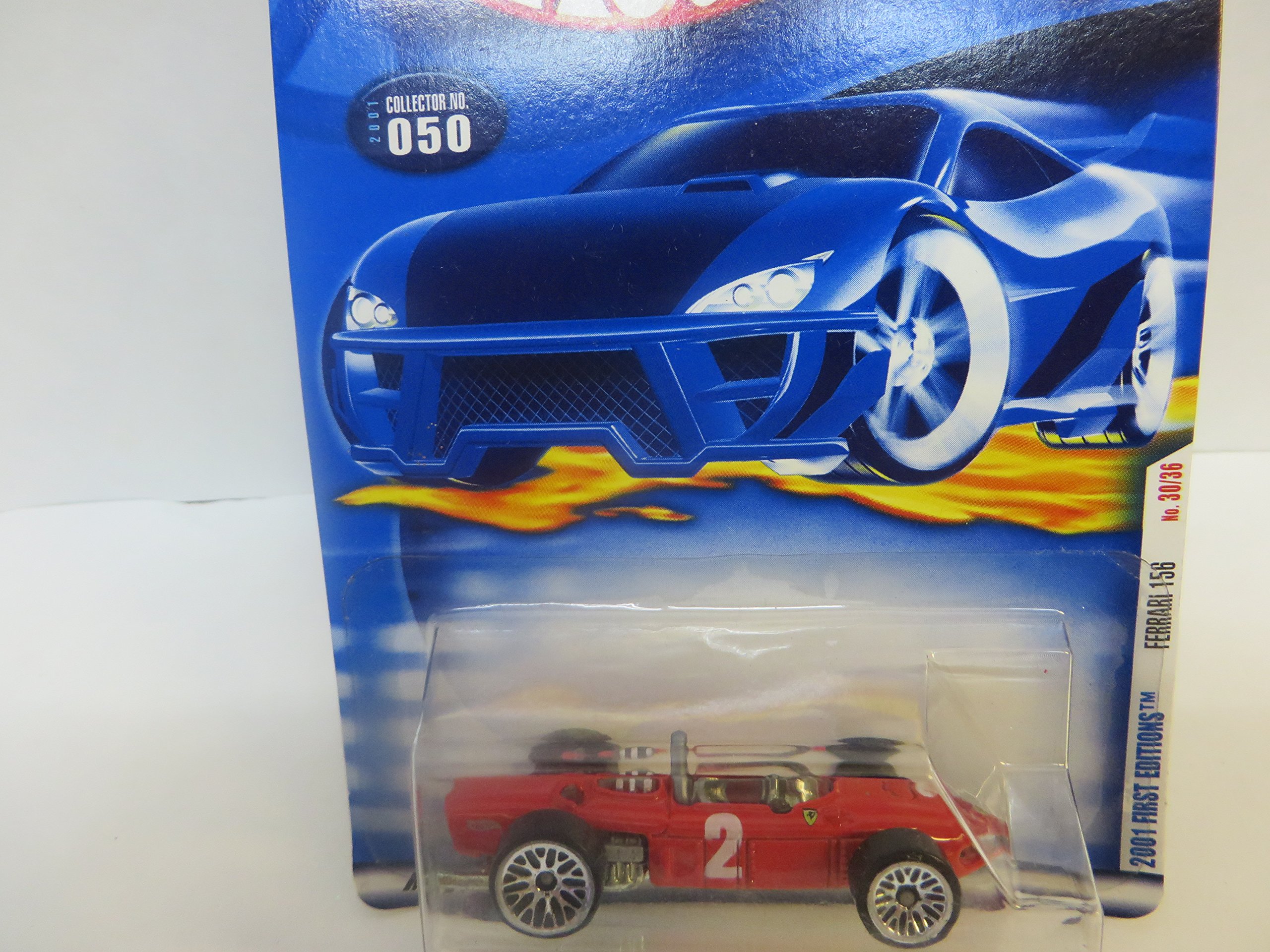 Mattel Hot Wheels 2001 First Editions Ferrari 156 No. 30/36 Die-Cast Model Car - Rare Collectible for Display & Racing Fun