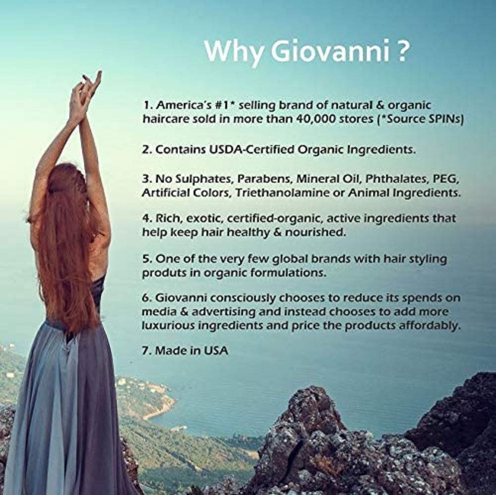 Giovanni Root 66 Energizing Scalp & Hair Conditioner - 8.5 oz for Dry, Damaged Hair - Natural & Organic Formula for Hydration & Volume - Perfect for Daily Use & Salon-Quality Results at Home