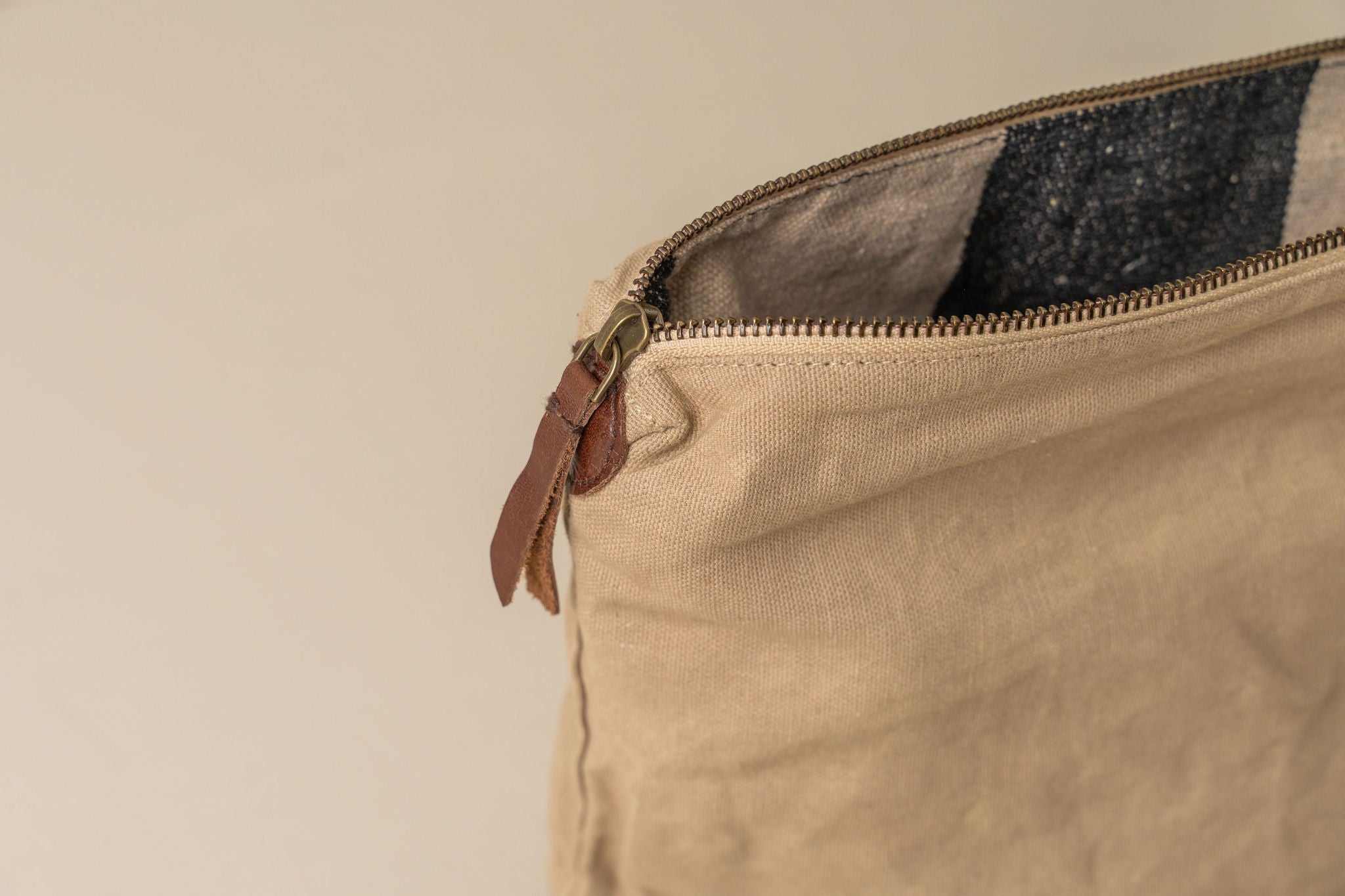 Journey Makeup Canvas Bag | Eco-Friendly Travel Cosmetic Pouch for Women | Perfect for Travel, Gym, and Everyday Use