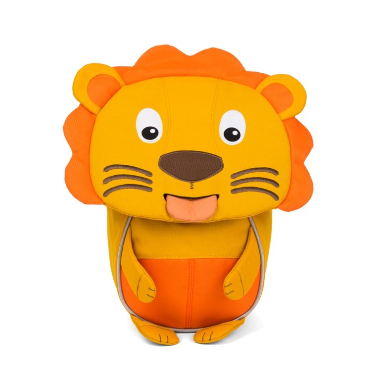 Affenzahn Small Lena Lion Backpack for Kids - Durable & Lightweight School Bag for Boys & Girls - Perfect for Preschool, Daycare & Outdoor Adventures