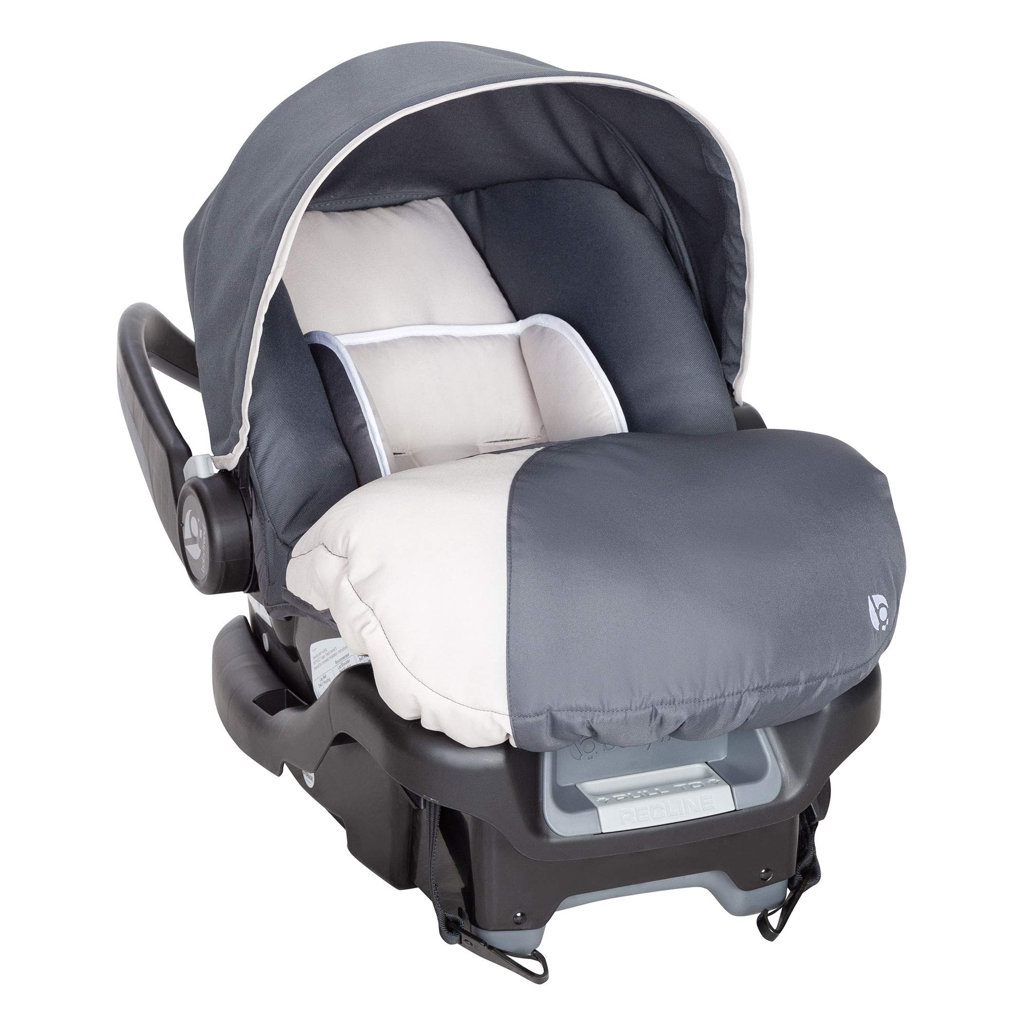 Baby Trend Ally Adjustable Comfortable Carry 35 Pound Infant Baby Car Seat and Base Set - Gray Magnolia (2 Pack) | Safe & Ergonomic Design for Newborns | Perfect for Travel, Shopping & Daily Use