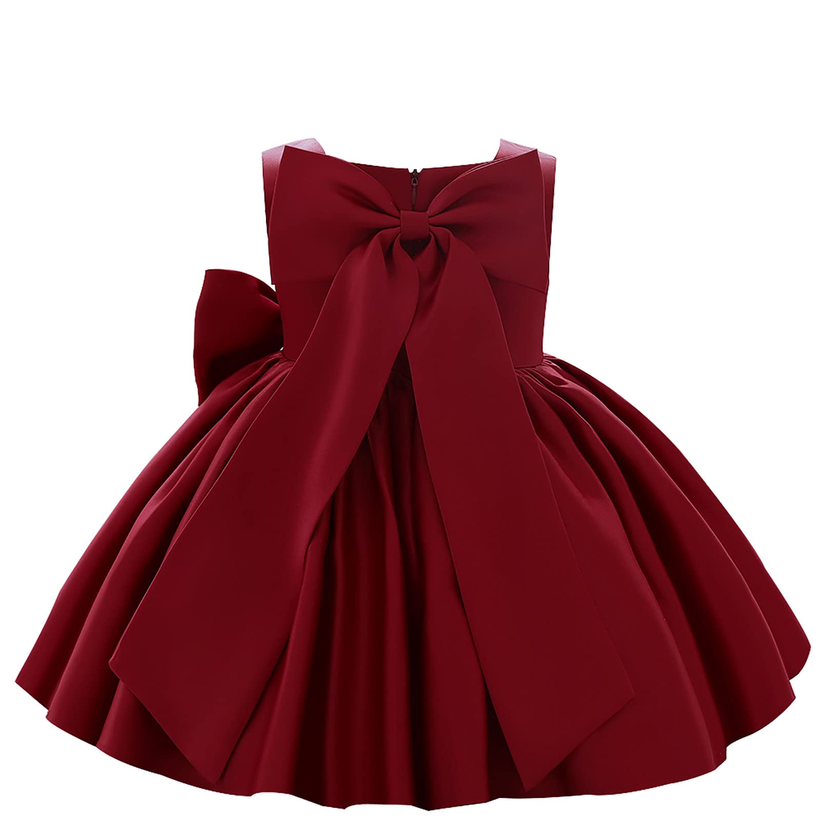 Girl's Floral Princess Wedding Dress - Sleeveless Flower Design for Toddler & Baby Girl | Perfect for Flower Girl, Birthday Party & Special Occasions