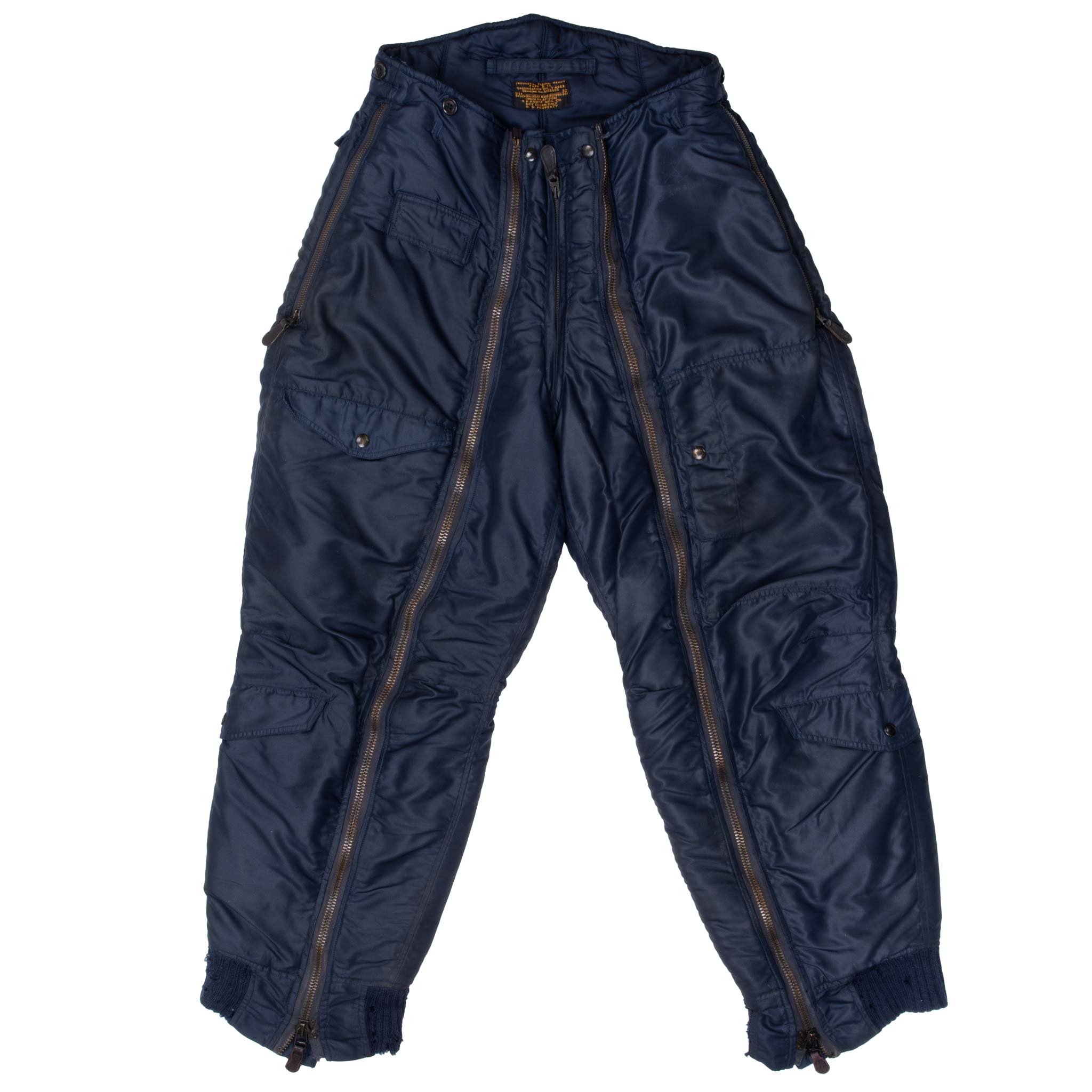 Vintage USAF US Air Force Flight Trousers Type D 1A Pants - 1950s Military Aviation Pants - Size 32 Waist - Authentic Retro Air Force Uniform - Perfect for Military Collectors, Reenactments & Vintage Fashion