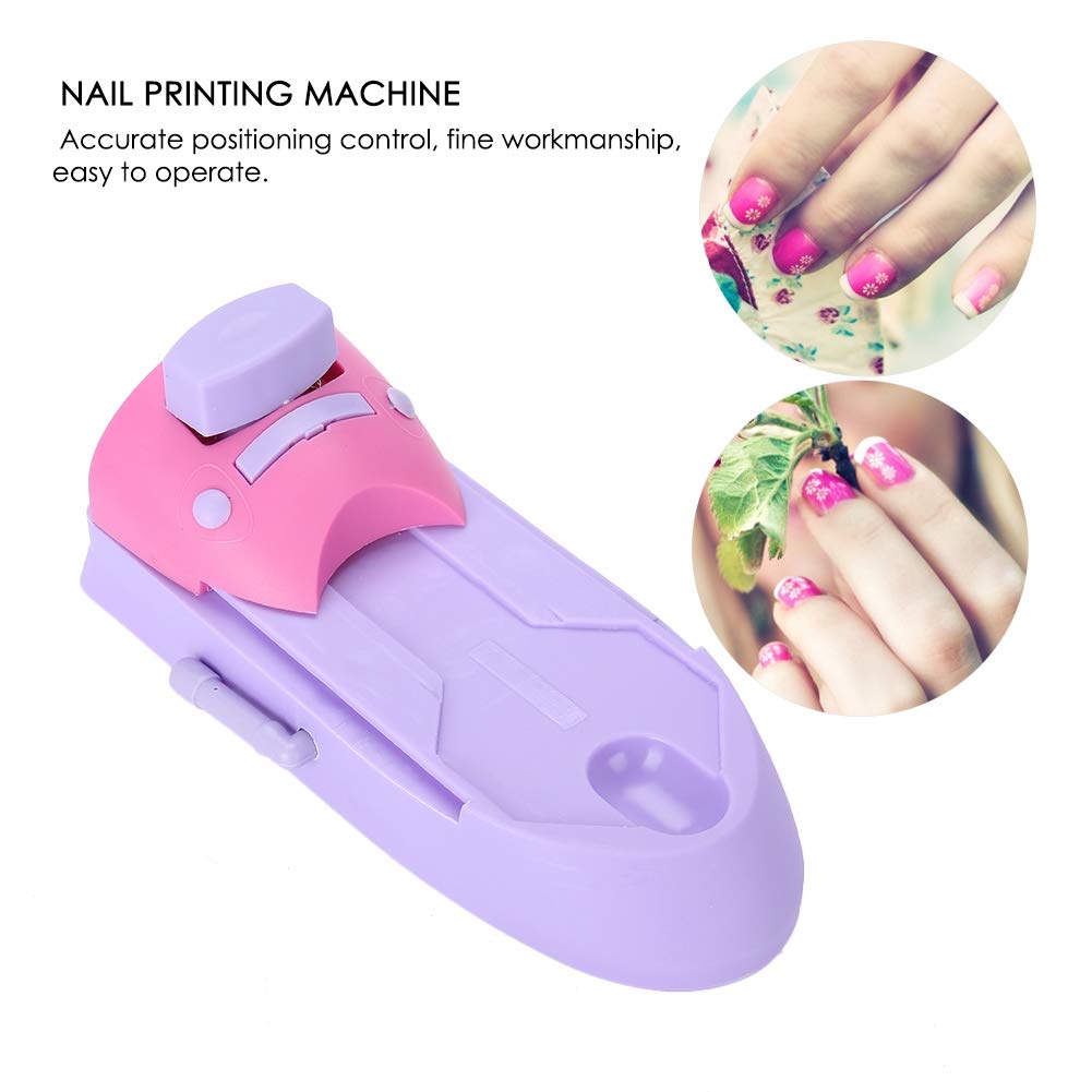 Dioche Professional Nail Stamping Machine Kit - Nail Art Printer & Stamper for DIY Manicure Designs - Perfect for Home, Salon & Nail Art Enthusiasts