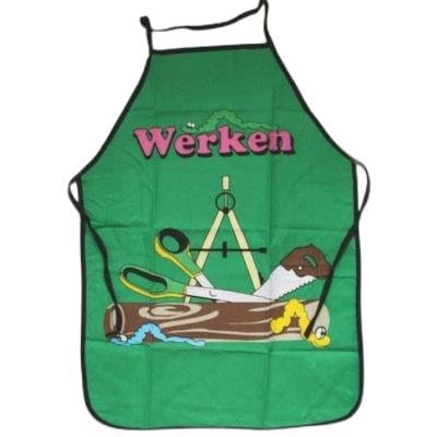 Work Apron for Painting - Blue/Red/Green/Orange - Durable & Protective