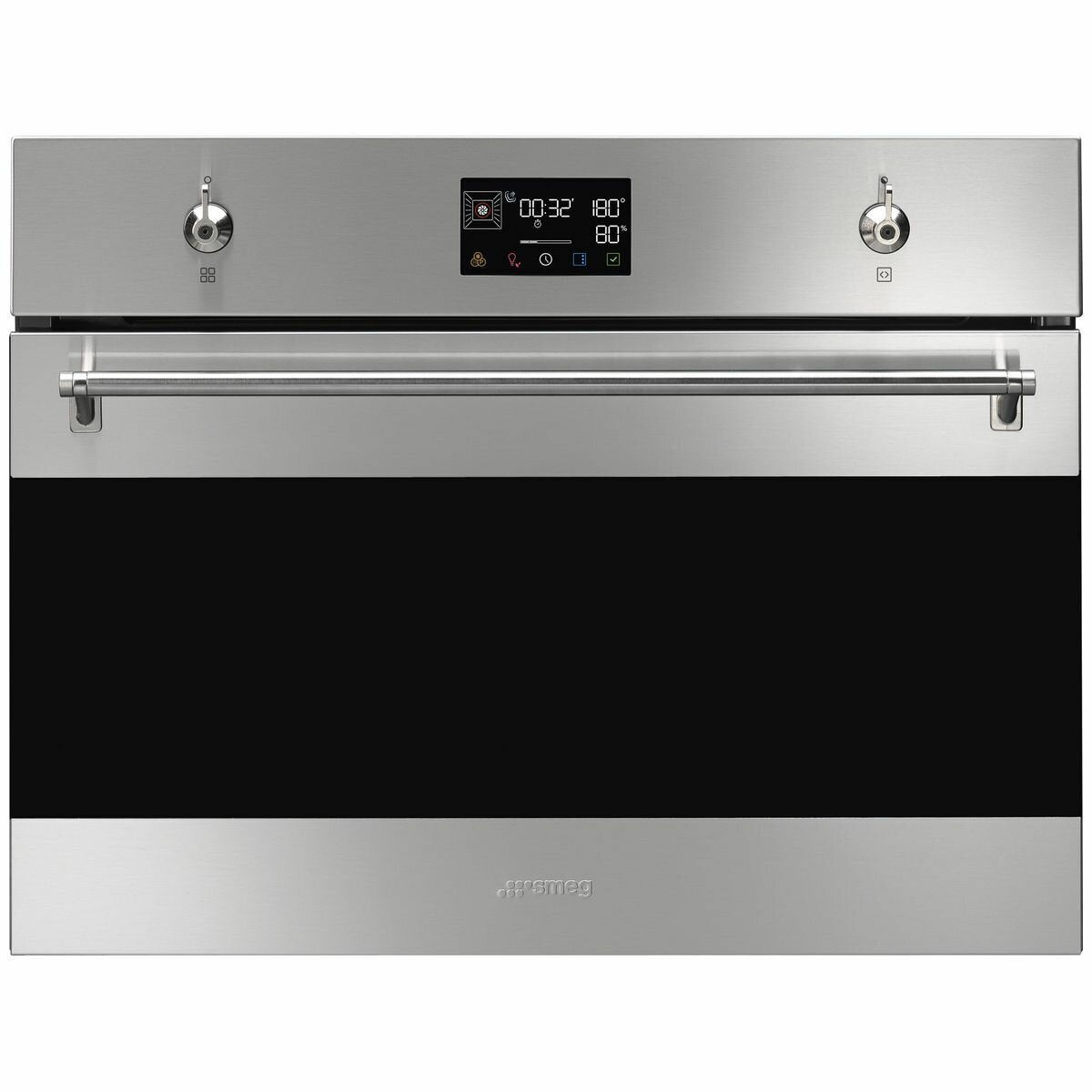 Smeg SOA4302S3X Compact Classic Steam Oven - 100 Series Stainless Steel | Perfect for Small Kitchens, Apartments & Baking Enthusiasts