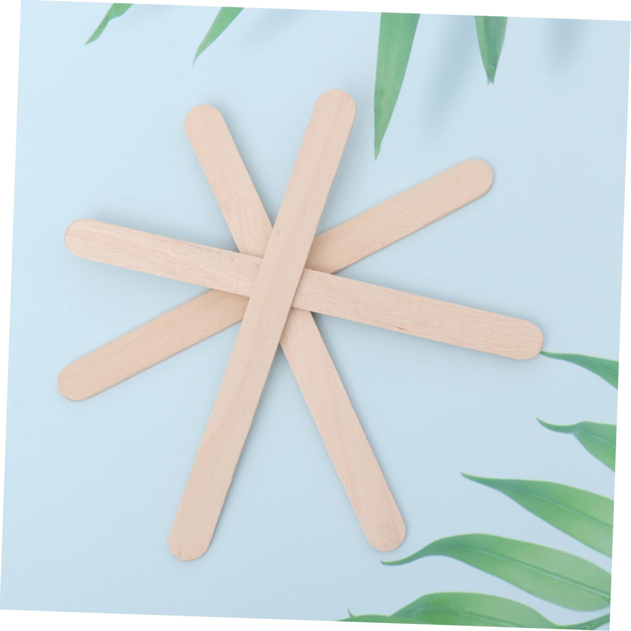 150pcs Wooden Waxing Spatulas - Natural Wood Wax Spatula Sticks for Hair Removal, DIY Waxing & Beauty Salon Use - Perfect for Eyebrow Shaping, Leg Waxing & Facial Hair Removal