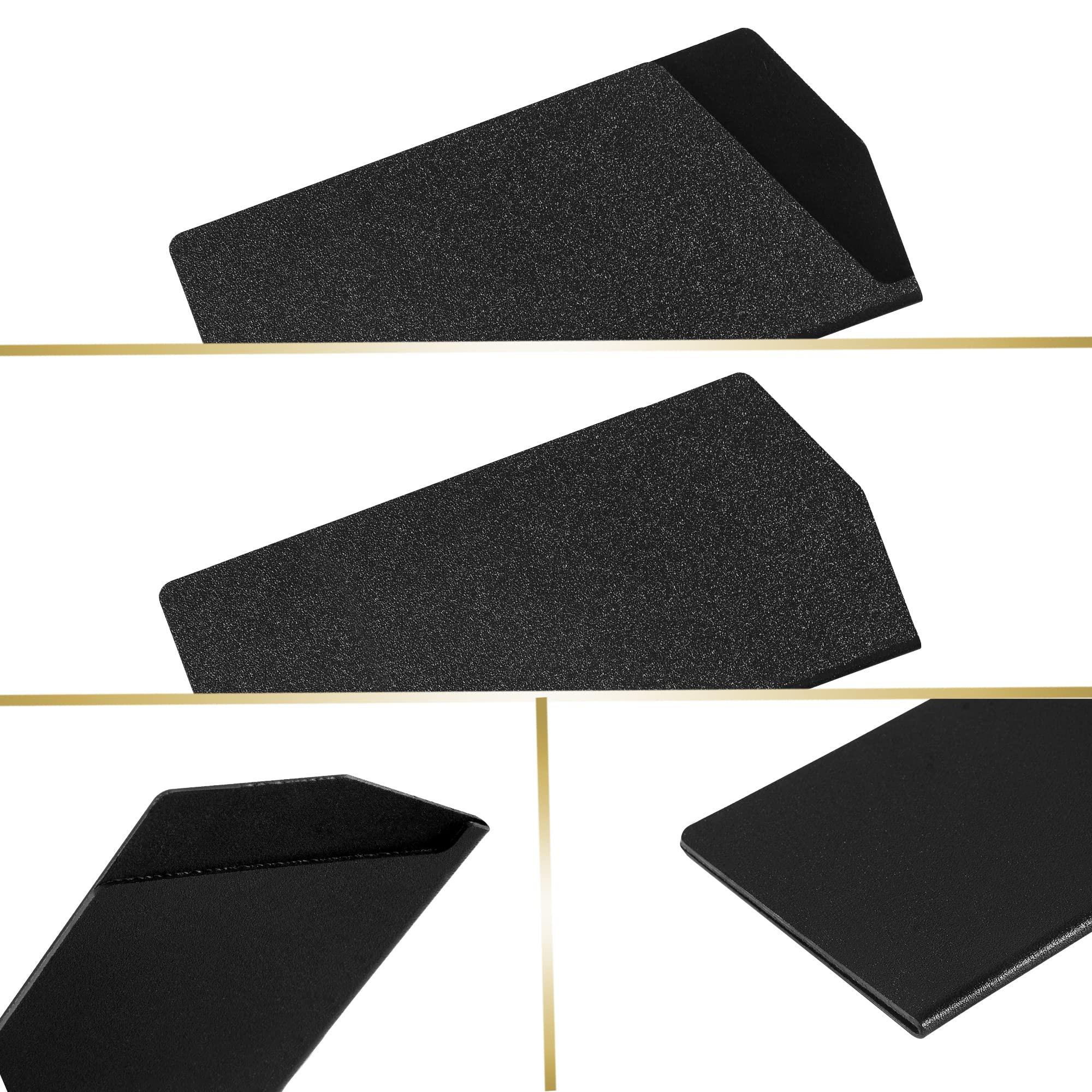 XYJ Universal Knife Edge Guards 2 Pack - ABS Plastic Knife Blade Protectors for Kitchen Knives - Safe Storage & Travel Use for Chef Knives, Paring Knives & Kitchen Utensils