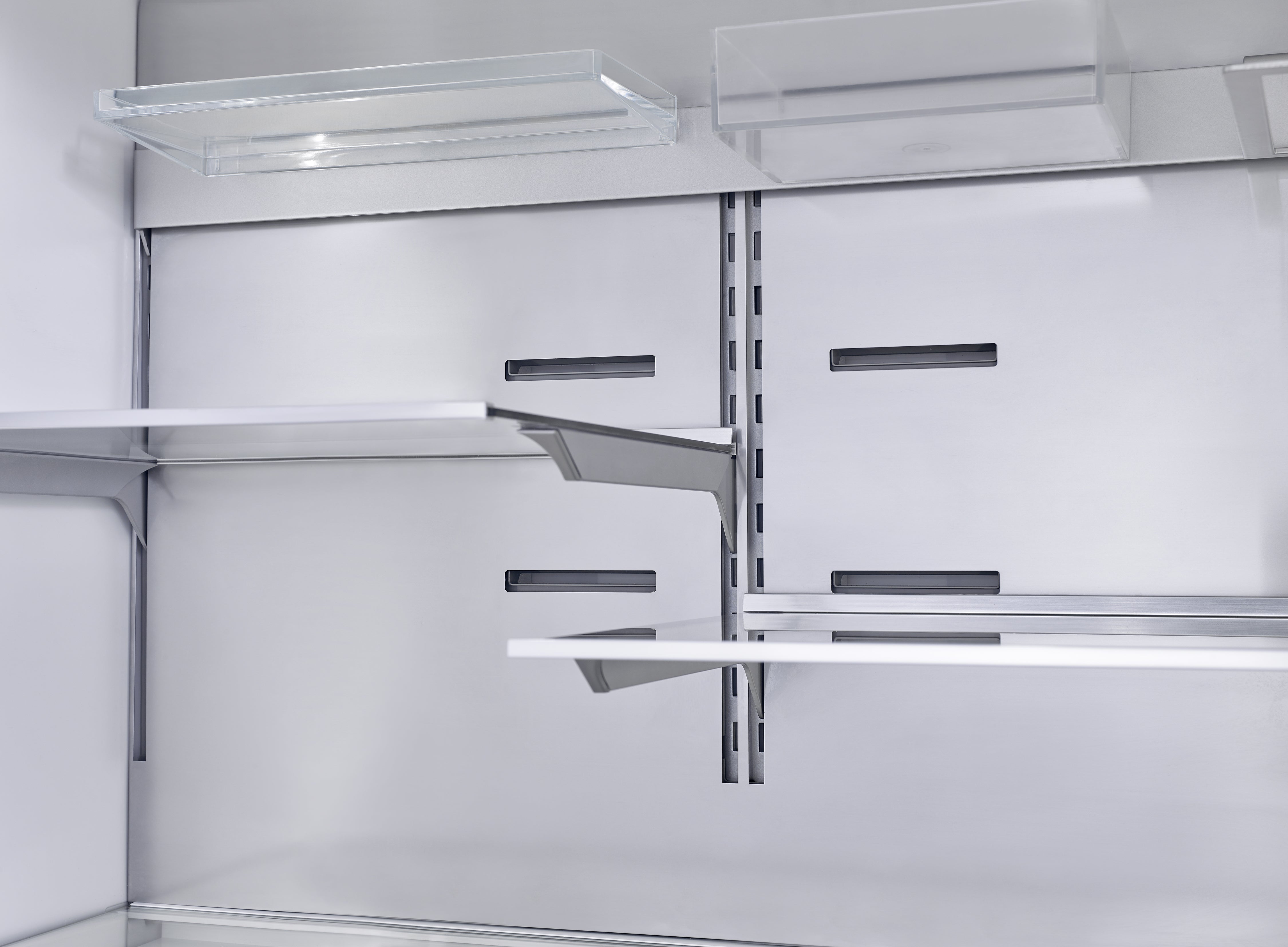 Bosch 800 Series 36 Inch Counter Depth 4-Door Refrigerator with Recessed Handle - Stainless Steel B36CL80ENS - Perfect for Modern Kitchens and Open Concept Homes