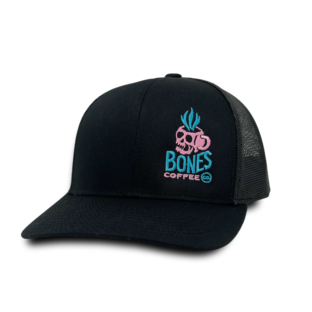 Vintage Summer Skull Print Trucker Hat for Men & Women - Adjustable Snapback Cap for Outdoor, Beach, and Festival Fashion