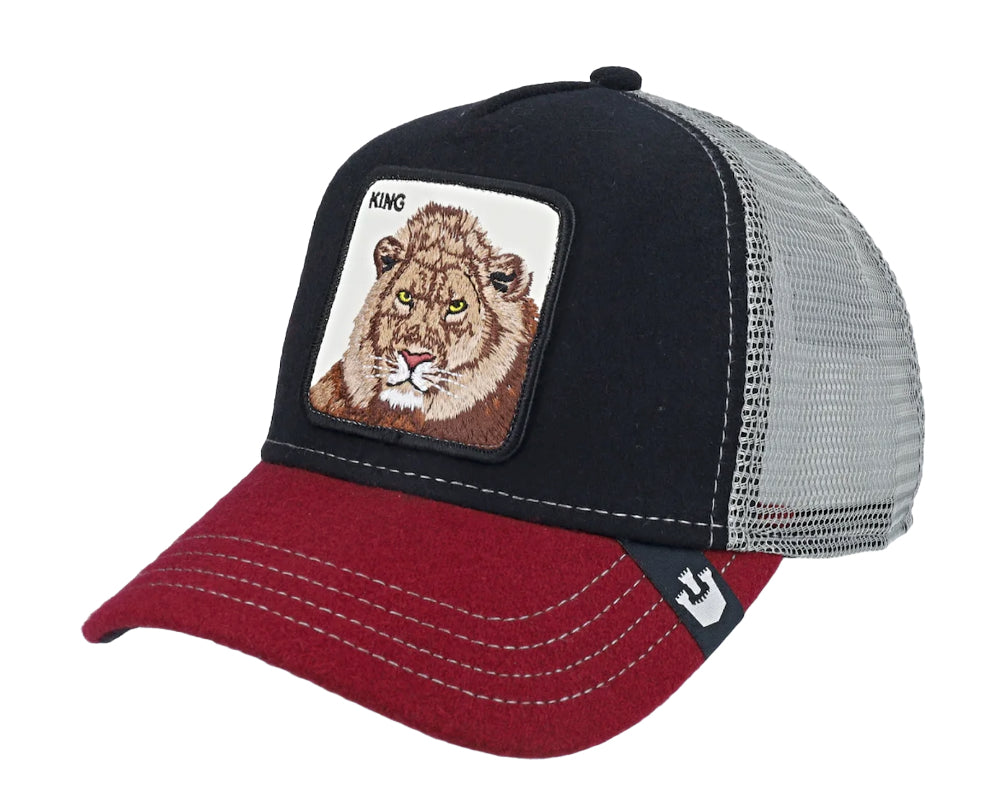Goorin Bros 'Circle of Life' Black Wool Trucker Style Baseball Cap for Men & Women - Perfect for Outdoor Activities, Hiking, and Casual Wear