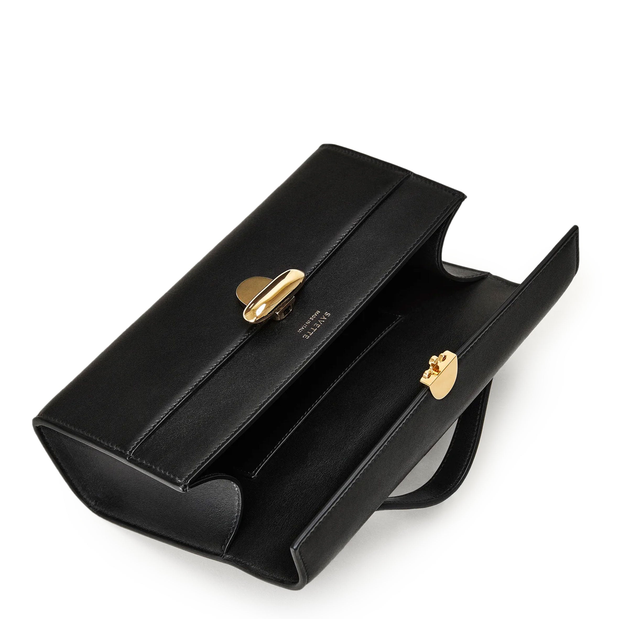 Symmetry Smooth Calf Leather Black Crossbody Bag for Women - Elegant Shoulder Purse for Work, Date Night & Special Occasions