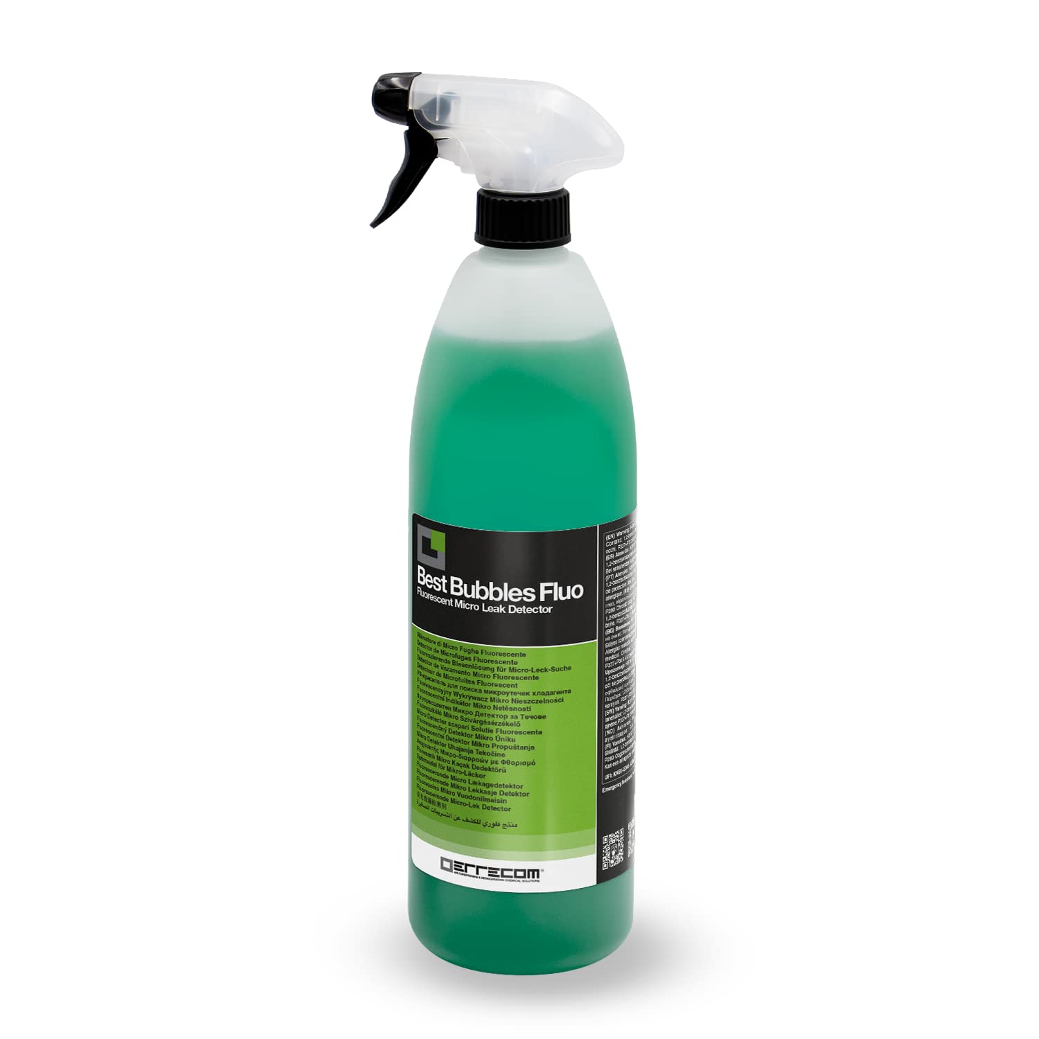 BEST BUBBLES FLUO - Fluorescent Refrigerant Gas Leak Detector Spray | Professional HVAC Leak Detection Tool for Air Conditioners & Refrigeration Systems | Ideal for Home, Auto & Commercial Use