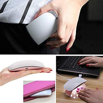 USB 6W LED UV Nail Polish Dryer & Curing Lamp - Fast Drying for Gel Polish, Portable Manicure Light for Home & Salon Use - Multicolor Nail Art Essential