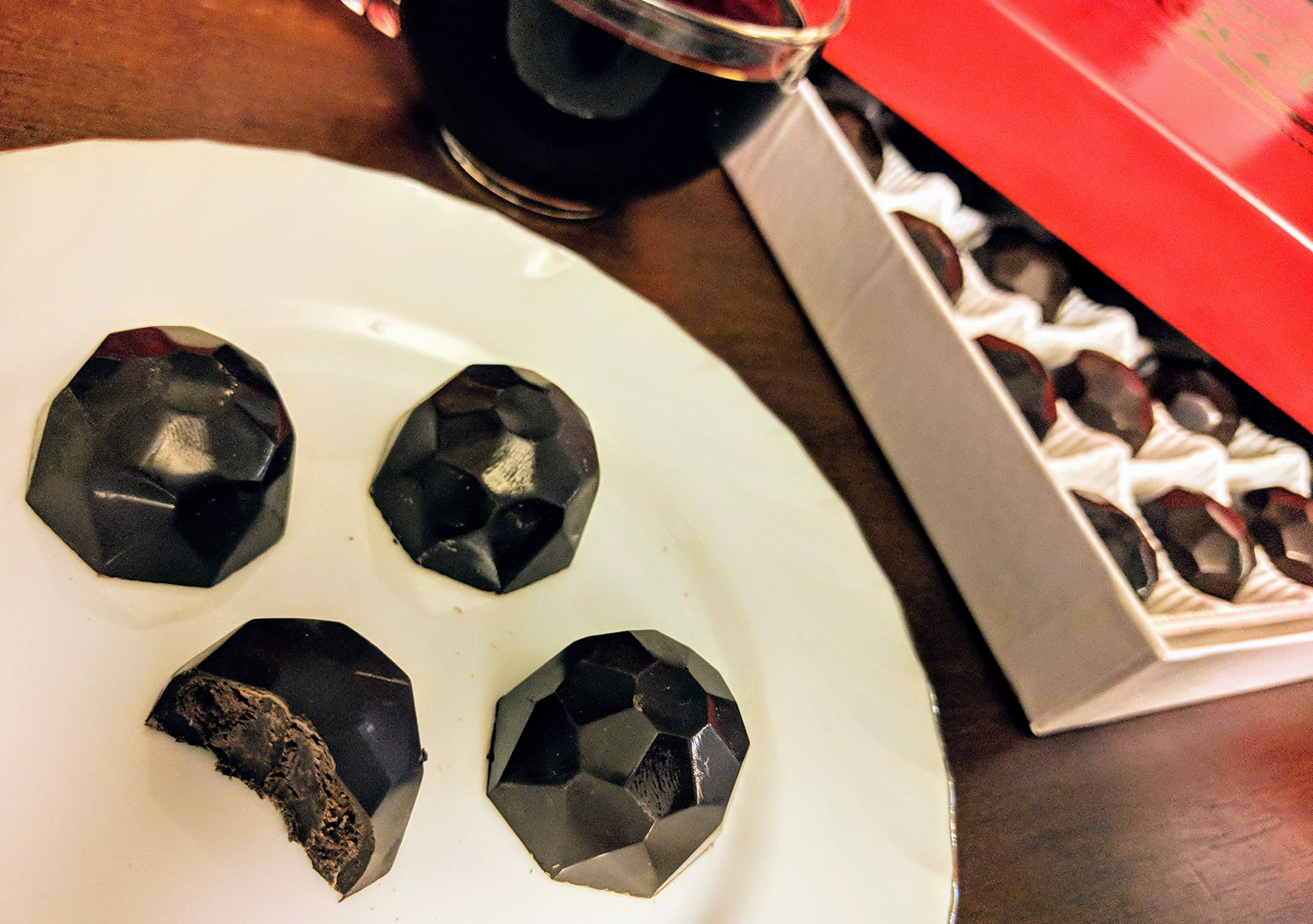 Lang's Premium Dark Chocolate Truffles 73% Cocoa Belgium Style - Kosher Gourmet Chocolate Gift Box (24 Pieces) - Perfect for Holidays, Birthdays & Corporate Gifting