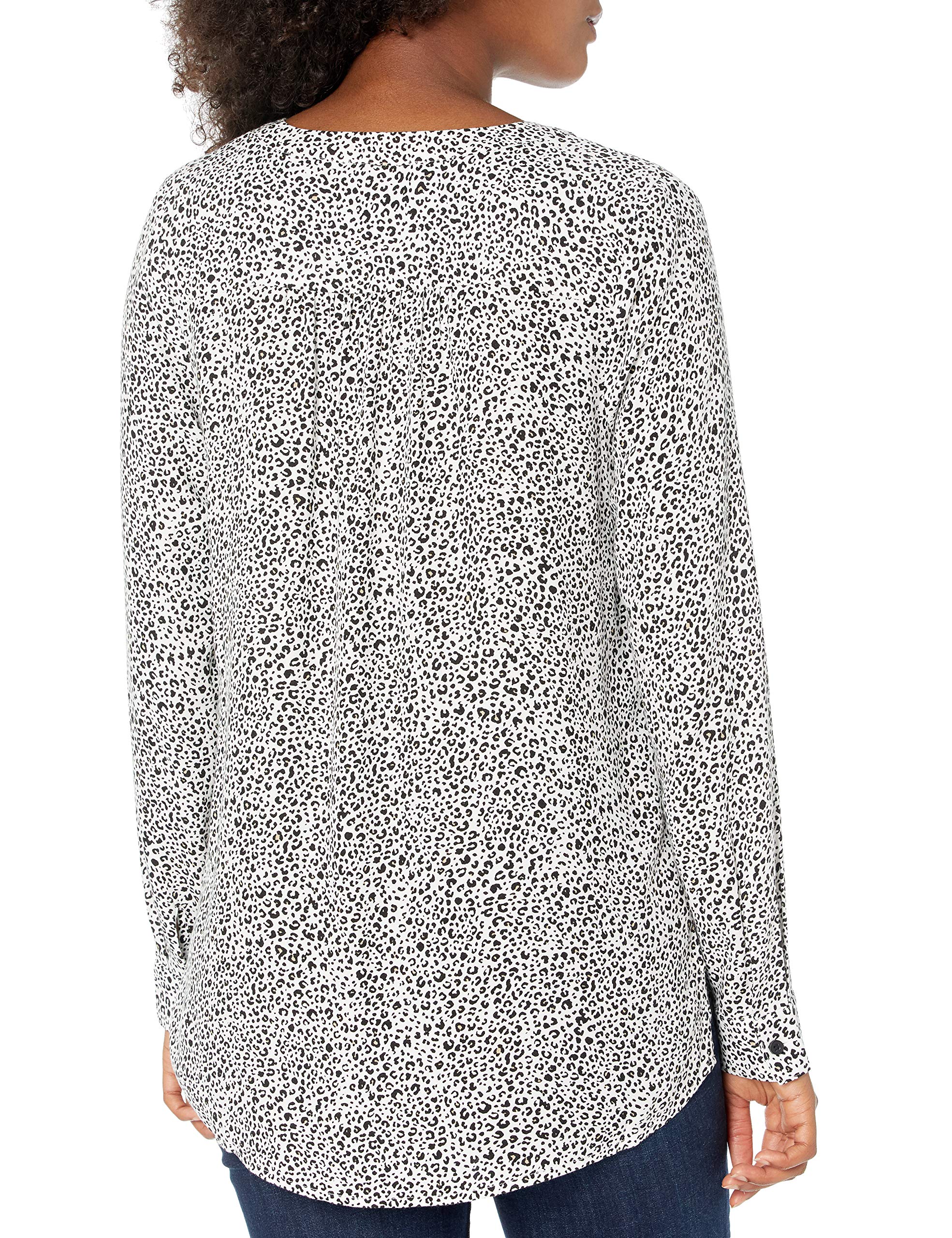 Amazon Essentials Women's Long Sleeve Blouse - Soft Cotton Shirt for Work & Casual Wear | Office, Date Night & Everyday Outfits