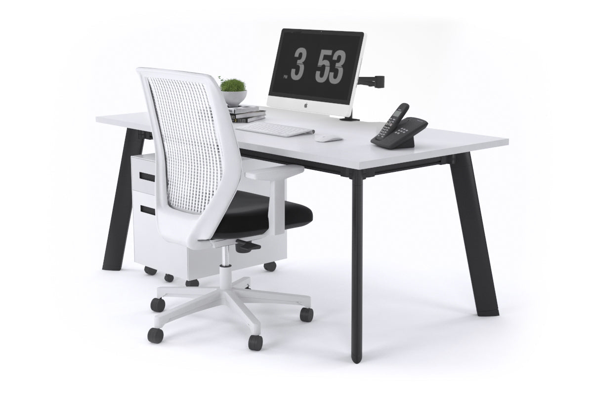 Switch Executive Desk 1800L x 800W with Cable Management - Modern Office Desk for Home & Business Workspaces