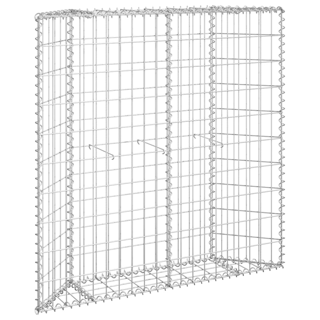 Tbest Gabion Basket Wall - Heavy Duty Trapezium Gabion Raised Beds for Garden Decor, Landscaping, and Retaining Walls | Perfect for Outdoor Gardens, Patios, and Backyard Landscaping Projects