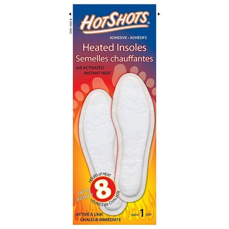 Hot Shots Foot Warmer Insoles - Self Heating Insoles for Cold Weather, Winter Boots & Outdoor Activities - Perfect for Hiking, Skiing & Snowboarding