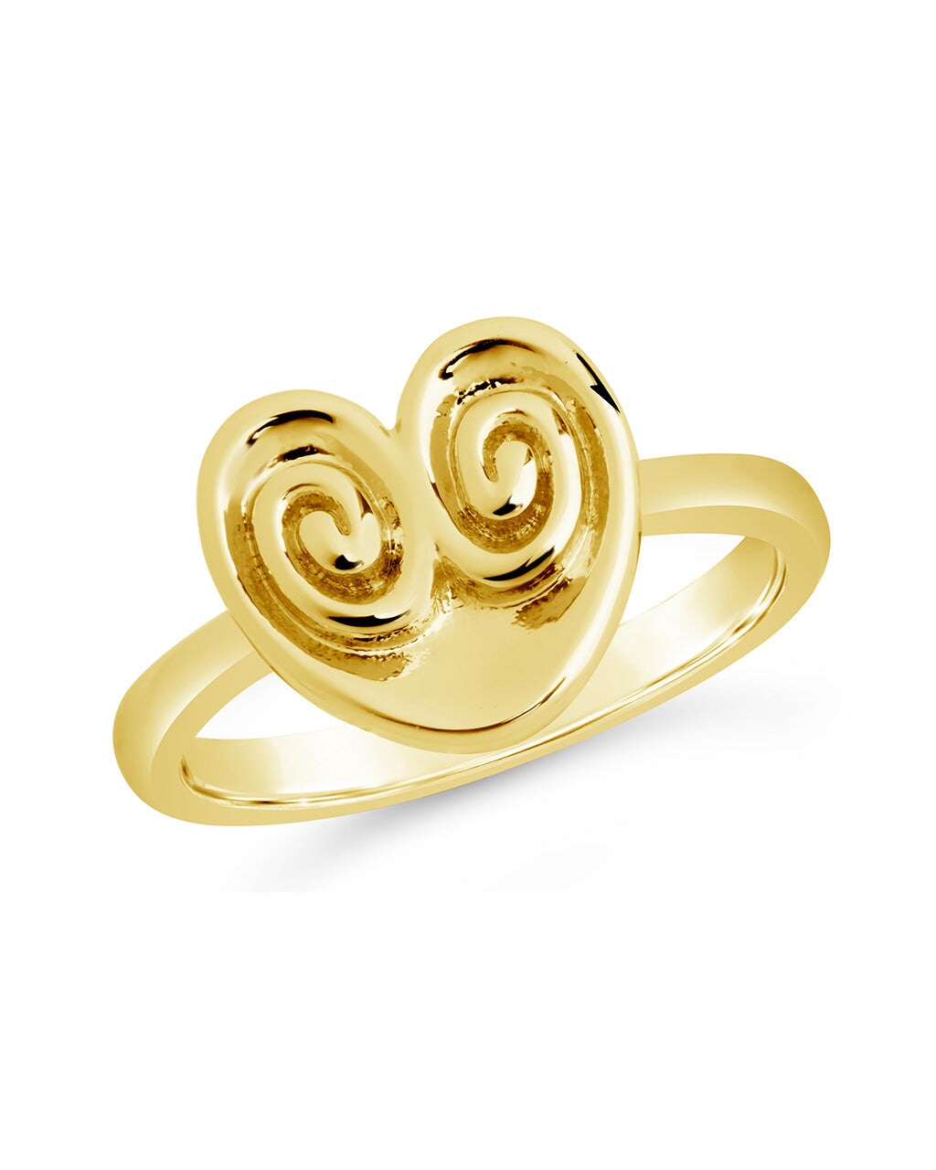 Elegant Palmier Signet Ring for Women - Vintage Gold or Silver Seal Ring - Perfect for Engraving, Gifts & Special Occasions