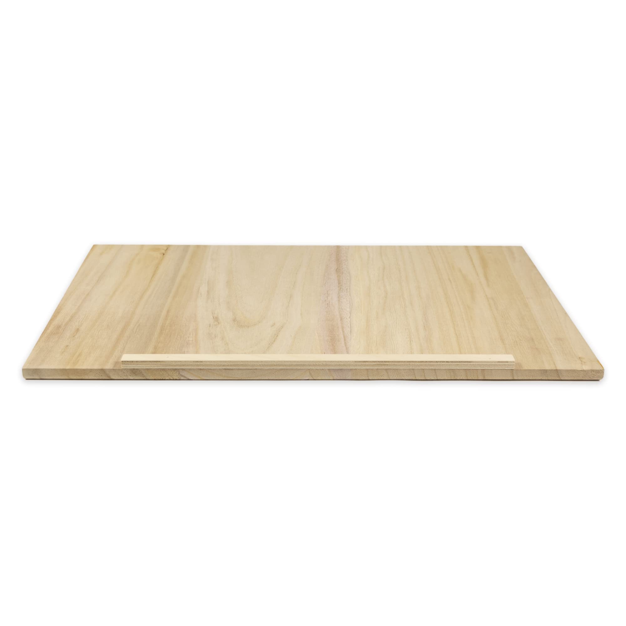 Lupia Italy Natural Untreated Wooden Dough Board 60x120cm - Premium Kitchen & Laboratory Rolling Pin Surface for Baking, Pizza Making & Pastry Prep | Perfect for Home Chefs & Professional Bakers