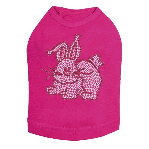 Easter Bunny Rhinestone Dog Tank Top - Sparkling Pet Apparel for Small & Medium Dogs - Perfect for Easter Parties, Pet Photos & Holiday Celebrations