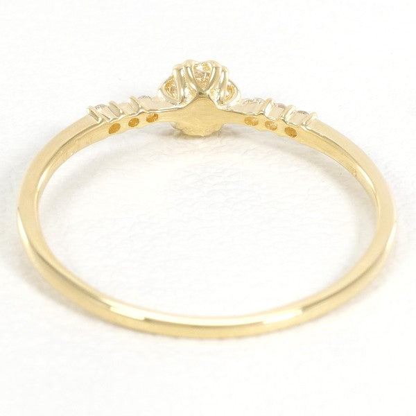 18K Yellow Gold Diamond Ring for Women - Elegant Solitaire Engagement & Wedding Band - Perfect for Proposals, Anniversaries & Special Occasions