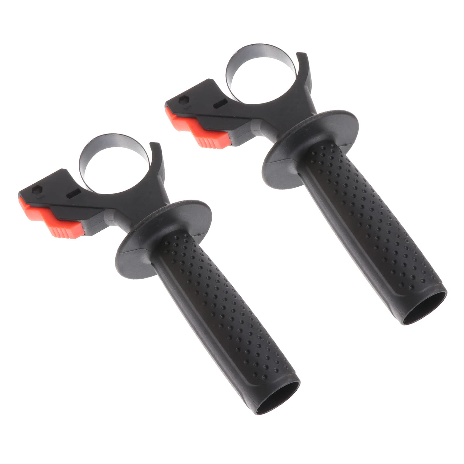 Angoily 2-Piece Hammer Drill Handle Set - Durable Plastic Side & Front Auxiliary Handles for Power Tools, Replacement Accessories for Impact Drills - Perfect for DIY Projects, Woodworking, and Construction Work